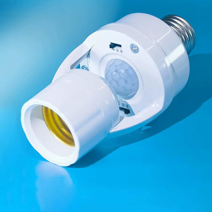 Lamp Holder Socket E27 Converter with PIR Motion Sensor Ampoule LED E27 Lamp Base Intelligent Light Bulb Switch MAX 30W
