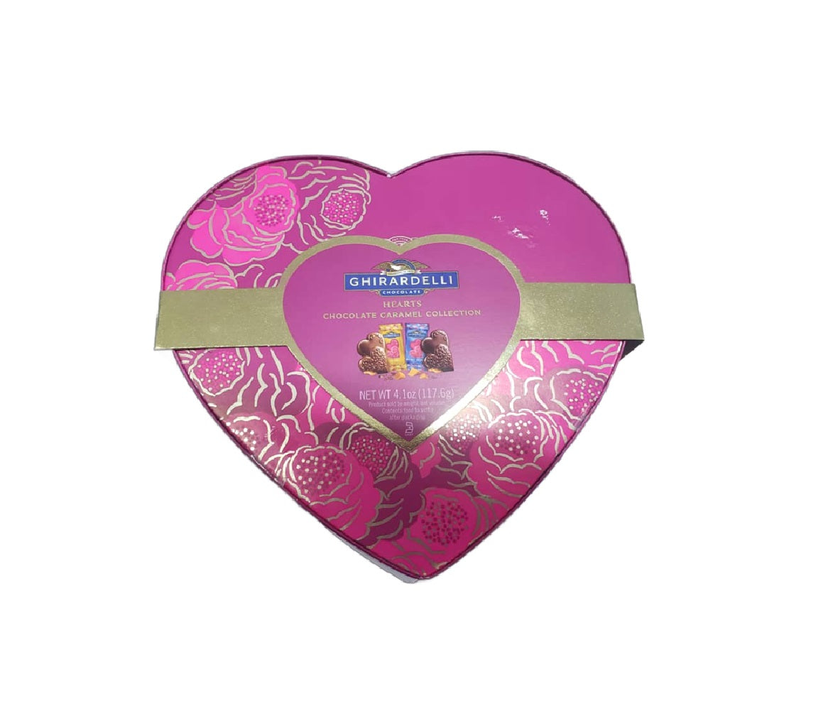 HEARTS CHOCOLATE CARAMEL COLLECTION, GHIRARDELLI
