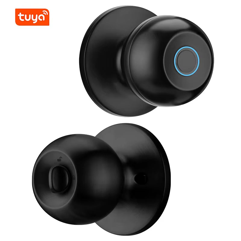 Bluetooth Fingerprint Smart Lock for Secure Home Entry - Tuya Smart Life Integration