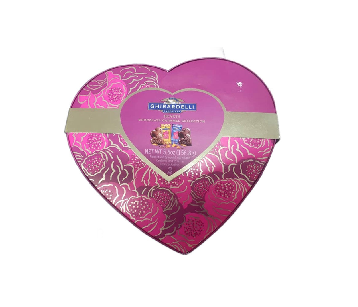 HEARTS CHOCOLATE CARAMEL COLLECTION, GHIRARDELLI