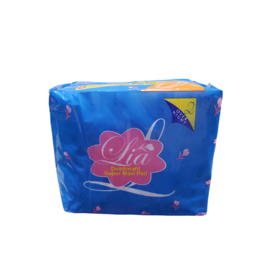 LIA DEODORANT SUPER MAXI PAD, OVER NIGHT