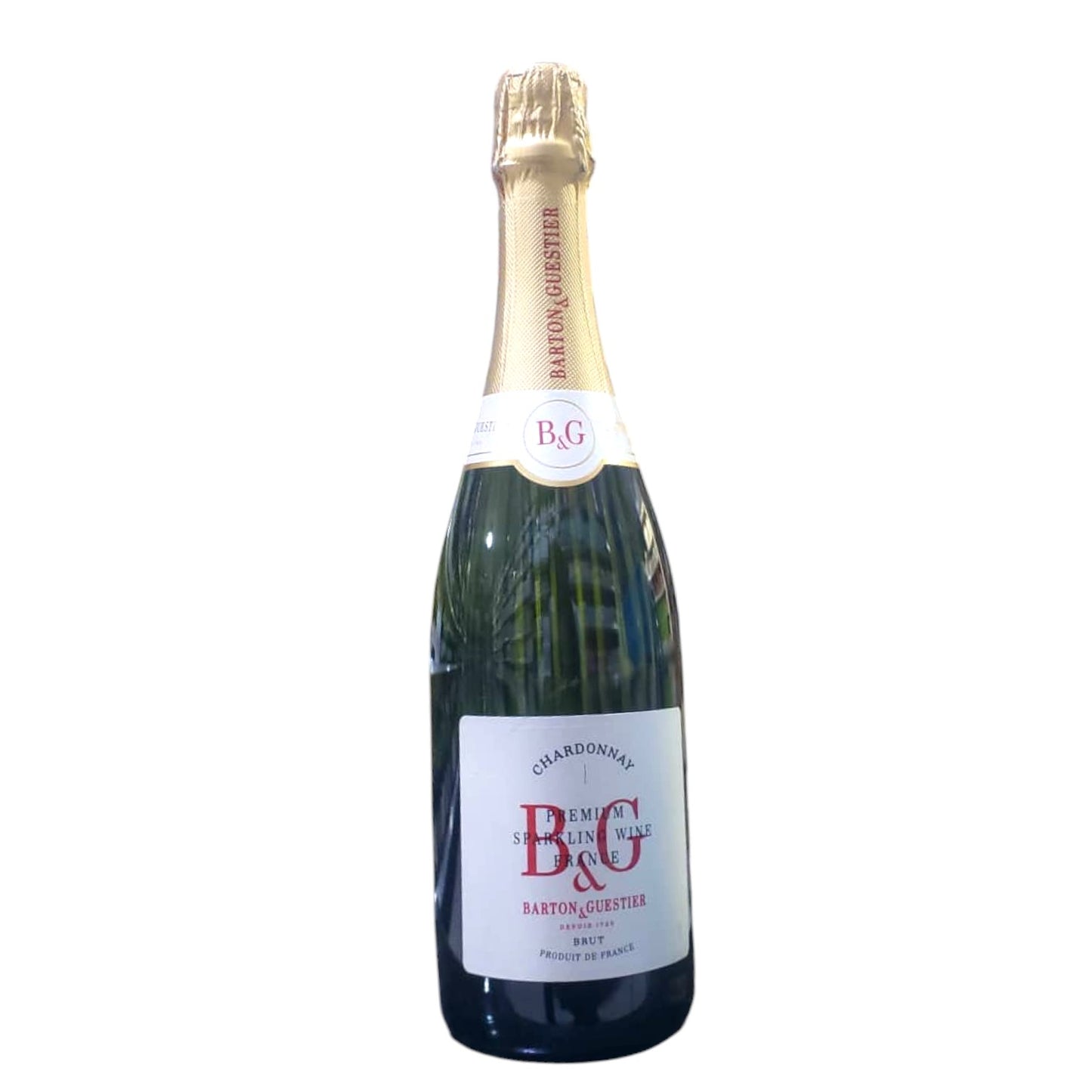 VIN,  B&G, CHARDONNAY PREMIUM SPARLING WINE FRANCE, BARTON & GUESTIER, BRUT