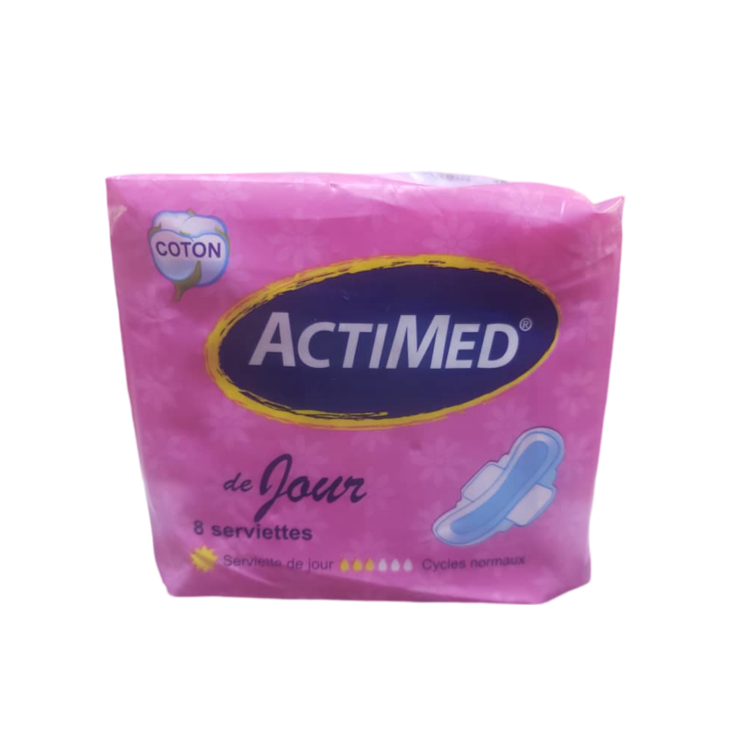 SERVIETTE DE FEMME, ACTIMED , COTON