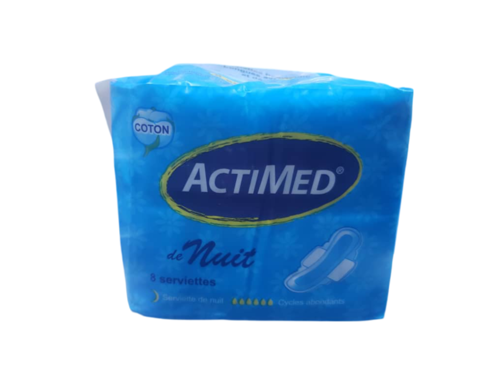 SERVIETTE DE FEMME, ACTIMED , COTON