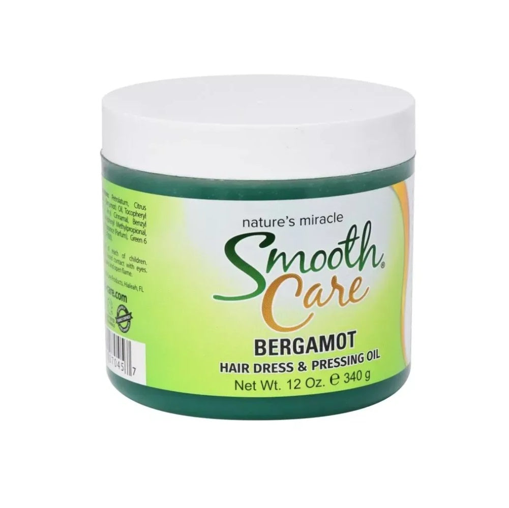 nature's miracle Smooth Care BERGAMOT HAIR DRESS & PRESSING OIL Net Wt. 12 Oz. e 340 g