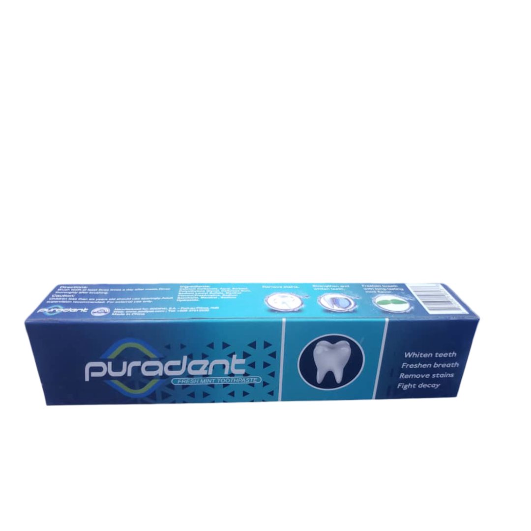 PURADENT , FRESH MINT TOOTHPASTE