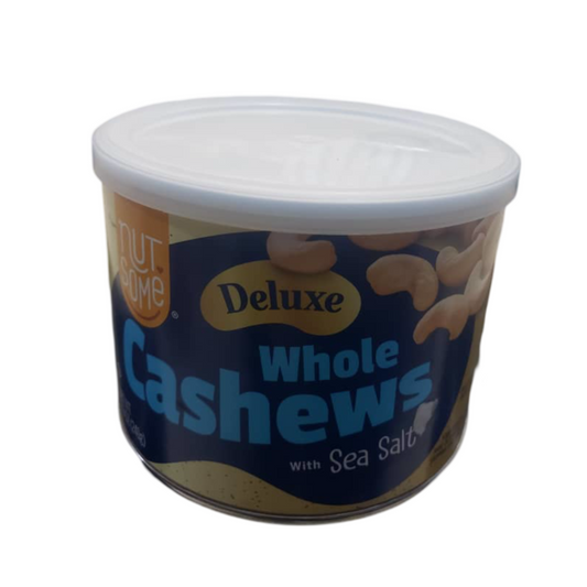 DELUXE WHOLE CASHEWS, WITH SEA SALT (NUT SOME)