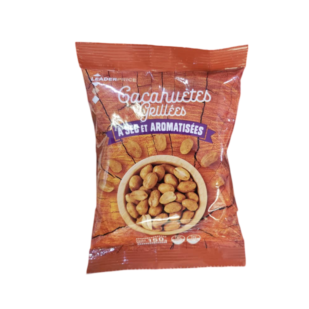 CACAHUÈTES GRILLÉES A SEC ET AROMATISÉES, 150g