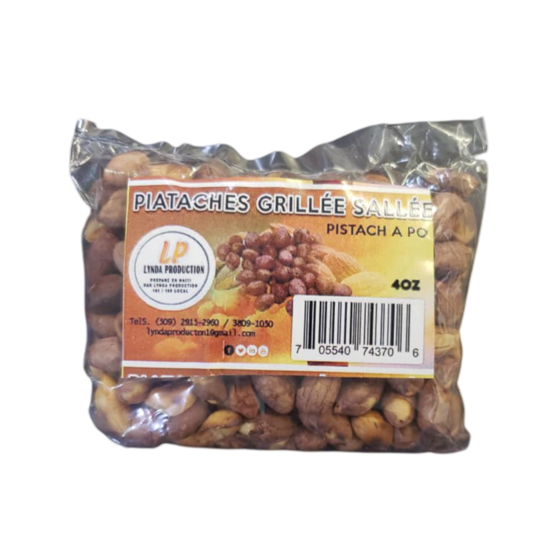 PISTACHES GRILLÉES SALLÉES , 4 OZ