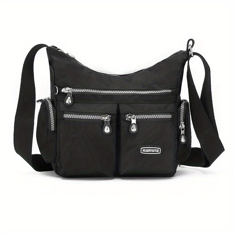[Lightweight Square Bag] Lightweight Multi-Pocket Square Bag | Unisex Messenger Bag for Men and Women, Travel Shoulder Crossbody Bag