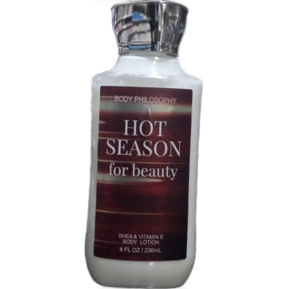 BODY PHILOSOPHY, HOT SEASON FOR BEAUTY, SHEA & VITAMIN E, BODY LOTION , 8 FL OZ/ 236 ML