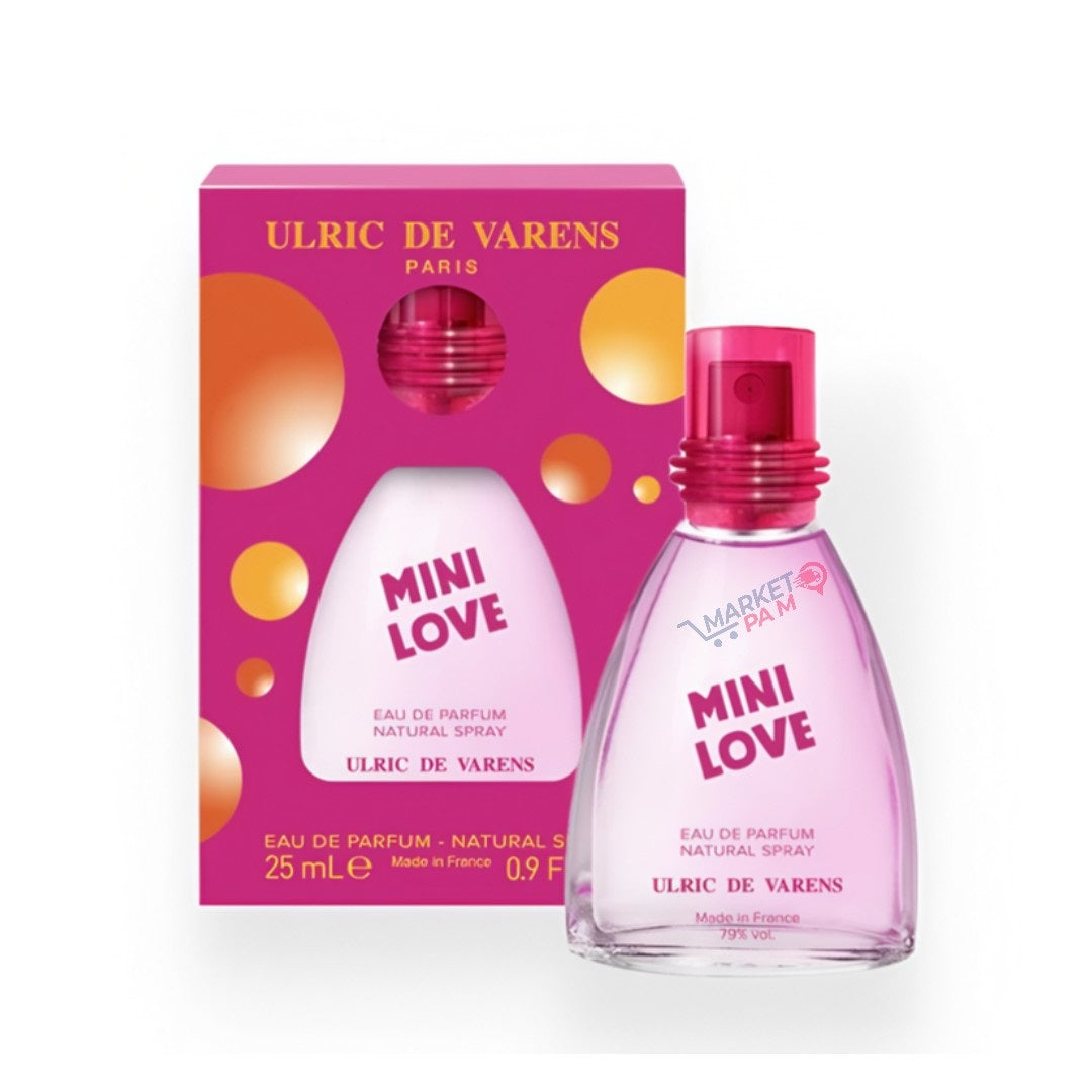 EAU DE PARFUN MINI LOVE, ULRIC DE VARENS 25 ML e 0.7 FL OZ