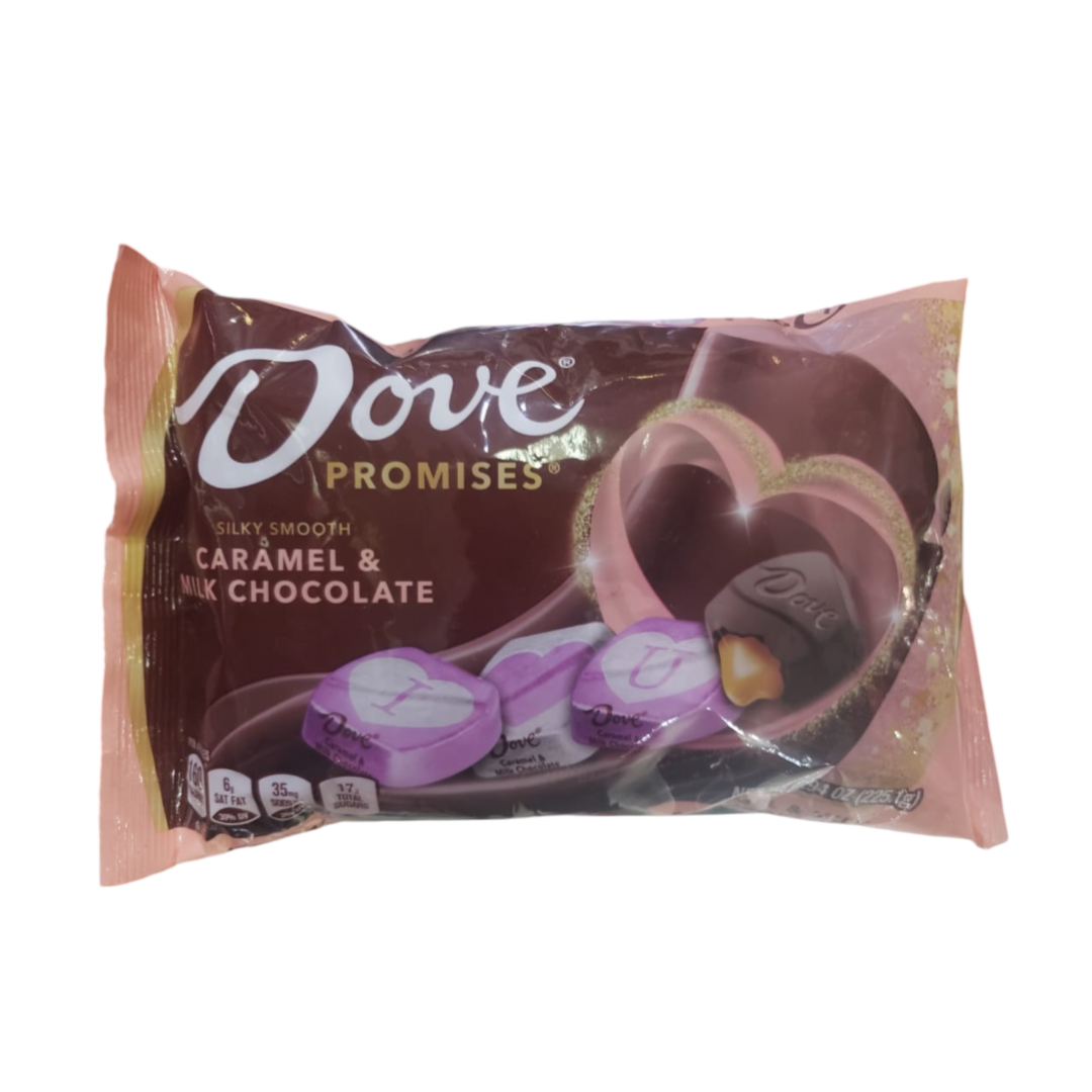 DOVE PROMISES, CARAMEL, SILKY SMOOTH (225g)