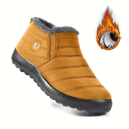 Women Winter Boots Slip On Winter Shoes for Women Ankle Boots Female Snow Boots, Winter Ankle Boots for Women, Snow Boots for Women High Quality Non Slip, Shoes for Women Winter, Fleece Boots, High Quality Winter Boots