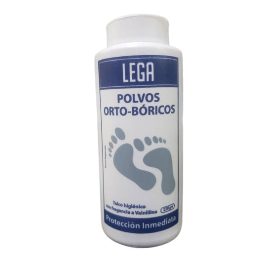 LEGA, POLVOS ORTO-BÓRICOS , TALCO HIGIENICO CON FRAGANCIA A VAINILLINA, PROTECCIÓON INMEDIATA