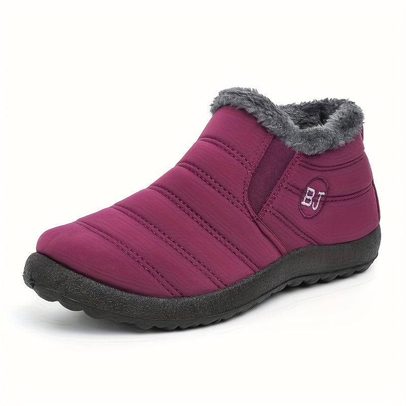 Women Winter Boots Slip On Winter Shoes for Women Ankle Boots Female Snow Boots, Winter Ankle Boots for Women, Snow Boots for Women High Quality Non Slip, Shoes for Women Winter, Fleece Boots, High Quality Winter Boots