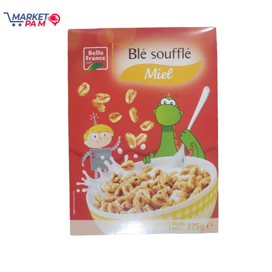 BLÉ SOUFFLÉ  MIEL , BELLE FRANCE ( POIDS NET 375 g e)