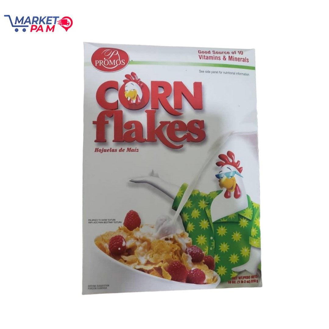 CORN FLAKES, GOOG SOURCES OF 10 VITAMINS & MINERALS, 9NET WT 10 OZ / 610 g)