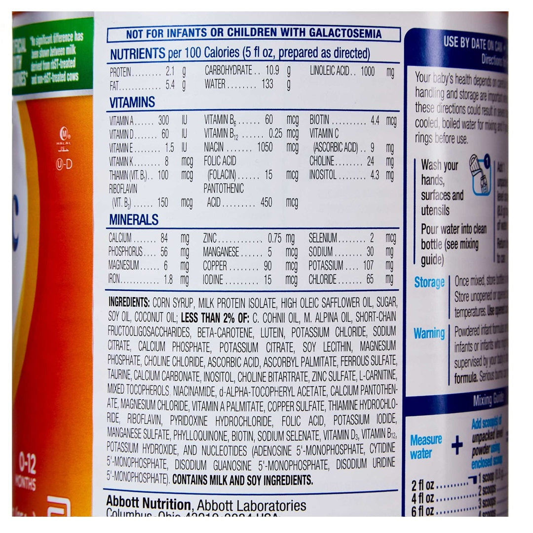 SIMILAC, COMPLETE NUTRITION FOR BABY'S FIRST YEAR 12.5 OZ (354 g)