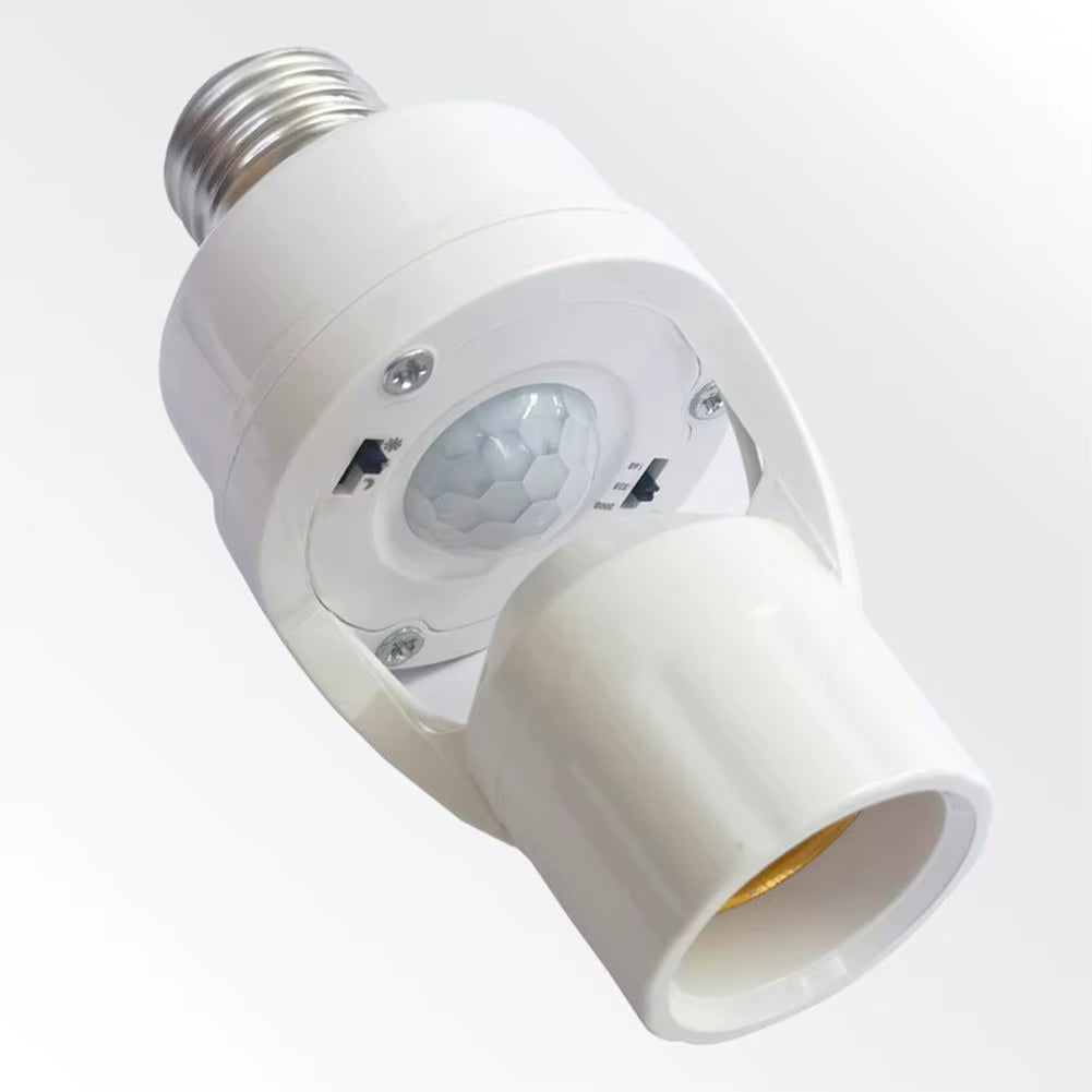 Lamp Holder Socket E27 Converter with PIR Motion Sensor Ampoule LED E27 Lamp Base Intelligent Light Bulb Switch MAX 30W
