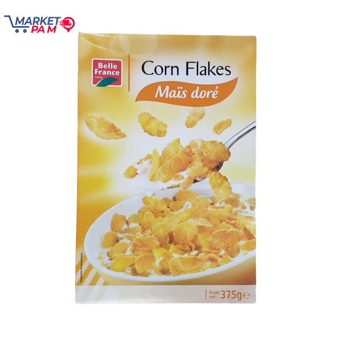 CORN FLAKES , MAÏS DORÉ, POIDS NET : 375 g e