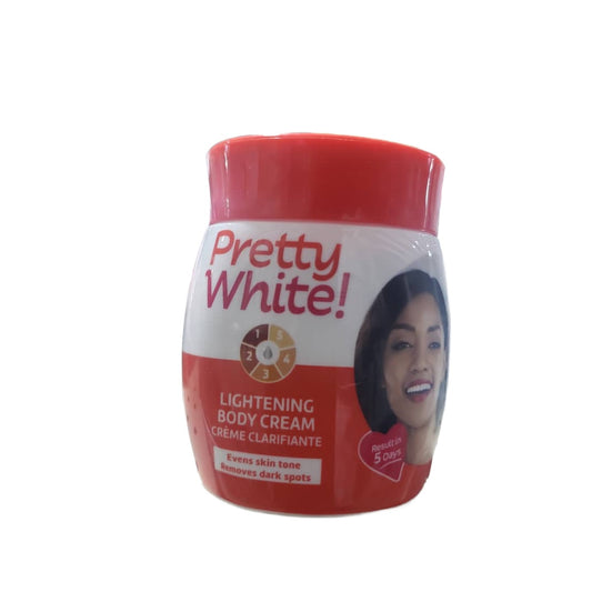 LIGHTENING BODY CREAM, PRETTY WHITE