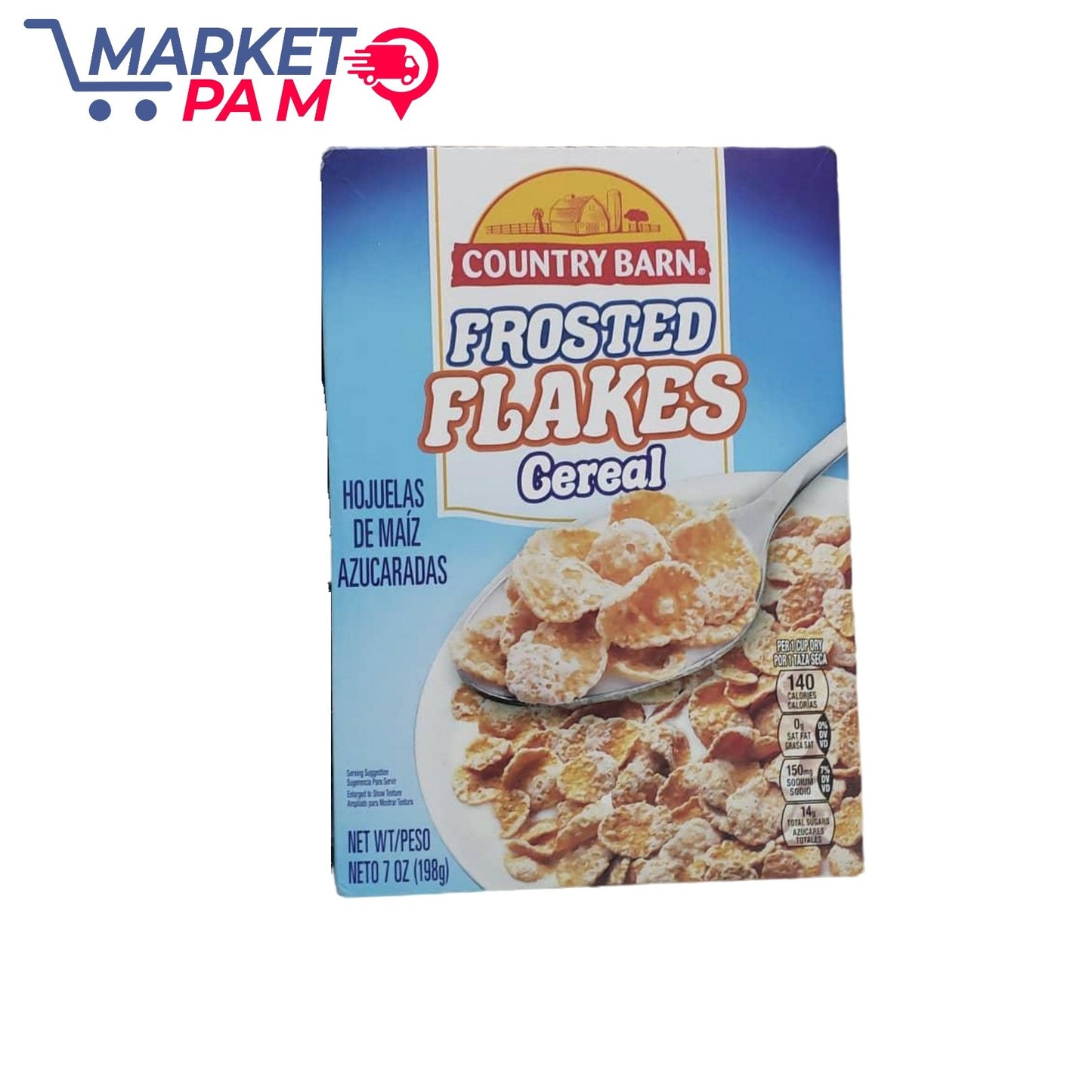 FROSTED FLAKES CEREAL  , NET WT 17 OZ ( 1LB, 1 OZ / 482 g)