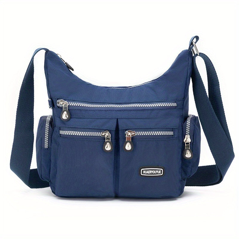 [Lightweight Square Bag] Lightweight Multi-Pocket Square Bag | Unisex Messenger Bag for Men and Women, Travel Shoulder Crossbody Bag