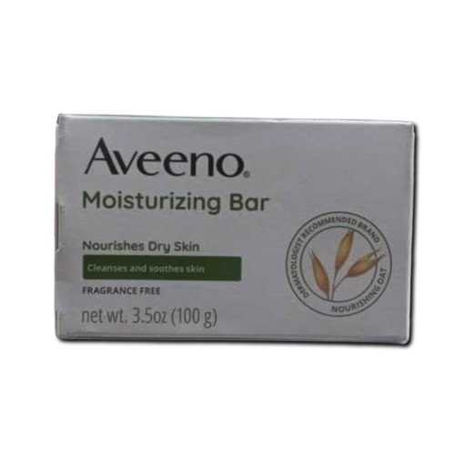 AVEENO MOISTURIZING BAR │ NOURIHES DRY SKIN │ NETE WT 3.5 OZ (100 g)