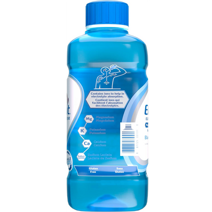 Electrolit Boisson d'hydratation et de récupération avec électrolytes, 625 ml – Lot de 12 – Framboise bleue