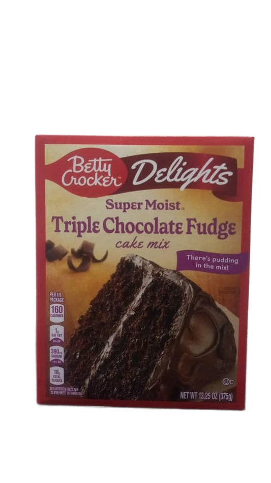 TRIPLE CHOCOLATE FUGE CAKE MIX (DELIGHTS)