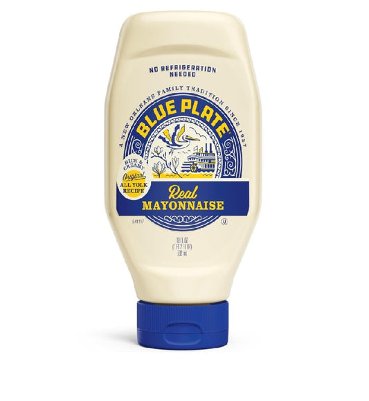 BLUE PLATE REAL MAYONNAISE, 18 FL OZ