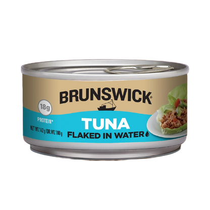 BRUNSWICK TUNA   (NET. WT. 142g/DR. WT. 100 g)