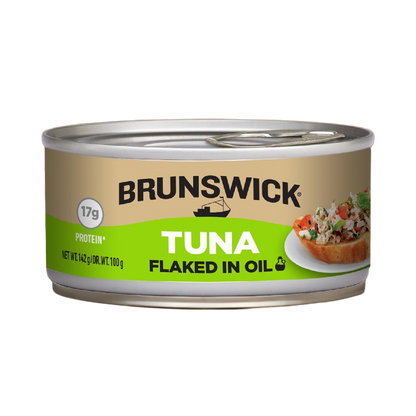 BRUNSWICK TUNA   (NET. WT. 142g/DR. WT. 100 g)