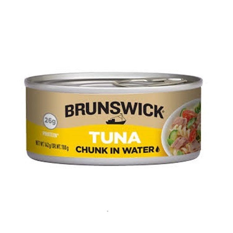 BRUNSWICK TUNA   (NET. WT. 142g/DR. WT. 100 g)