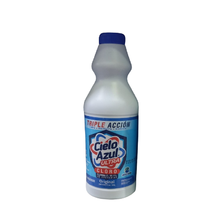 UTRA CLORO, CIELO AZUL, TRIPLE ACCION, ORIGINAL , 16 OZ