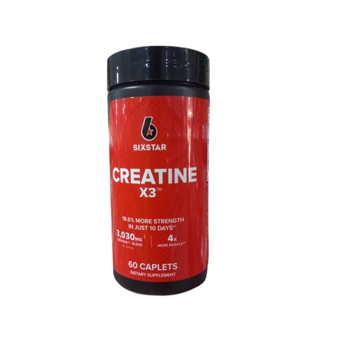 CREATINE X3 18.6 % MORE STRENGTH (60 CAPLETS)