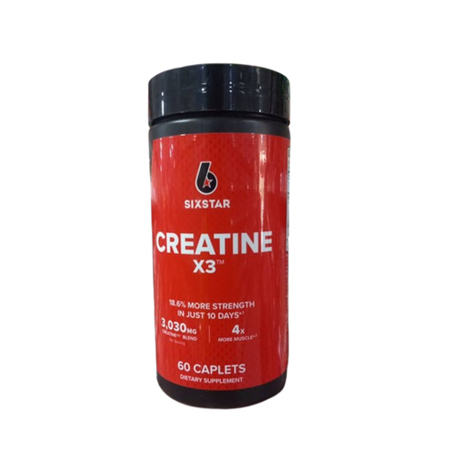 CREATINE X3 18.6 % MORE STRENGTH (60 CAPLETS)