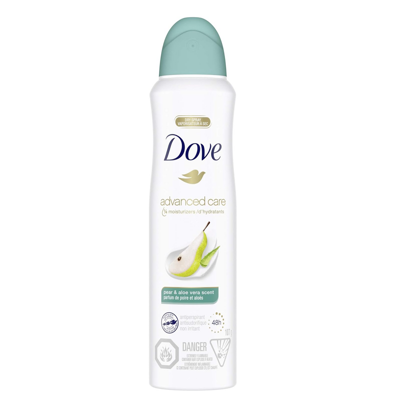 DÉODORANT, MOISTURISING CREAM, DOVE , 48 H, 0% ALCOHOL