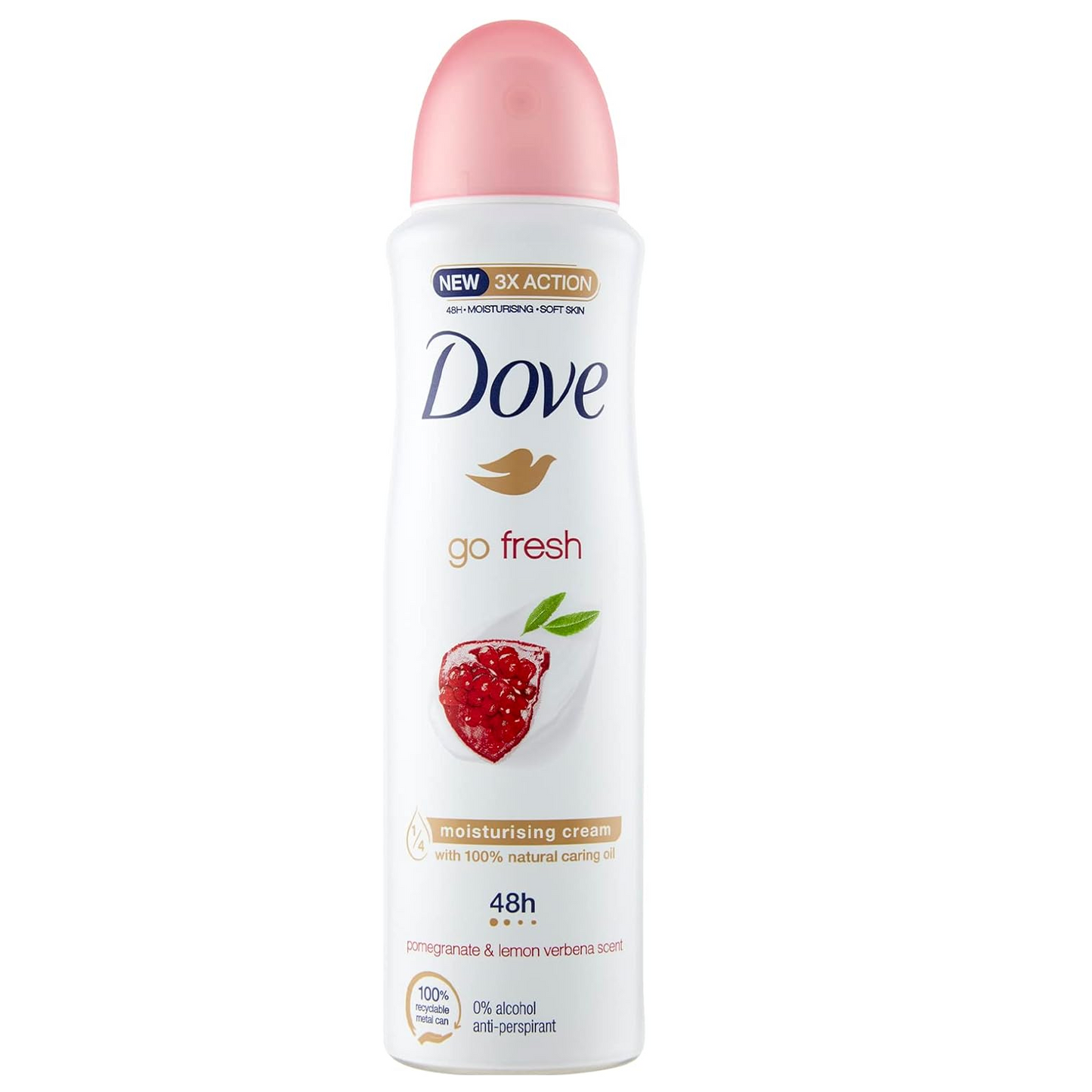 DÉODORANT, MOISTURISING CREAM, DOVE , 48 H, 0% ALCOHOL