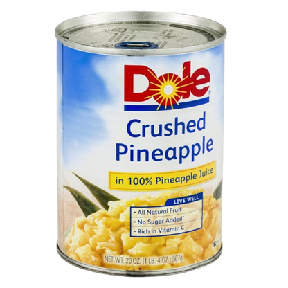 DOLE CRUSHED PINEAPPLE (20 oz)