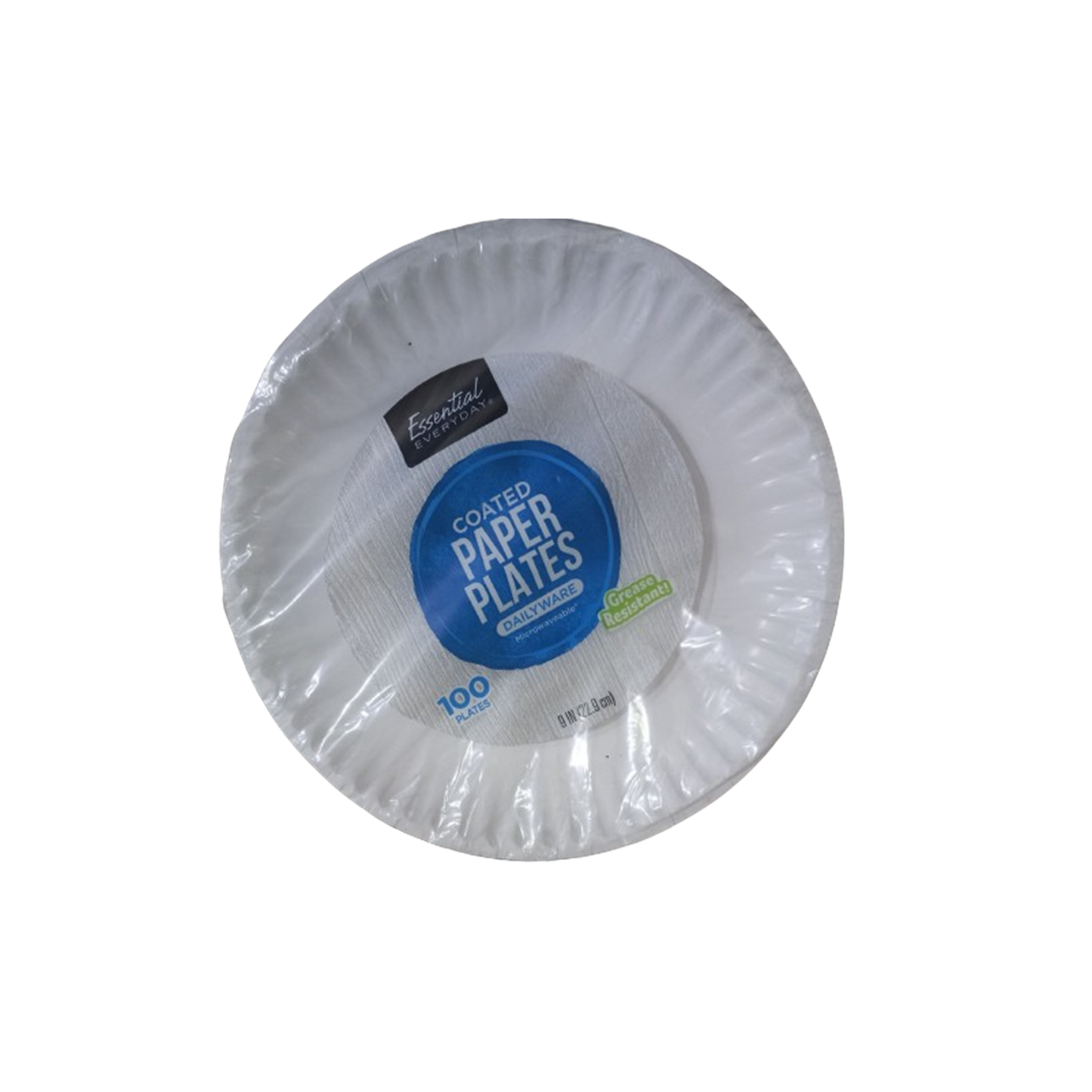 COATED PAPER PLATES (DAILYWARE) 100 PLATES