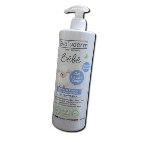 GEL  LAVANT DOUX, BÉBÉ, ÉVOLUDERM