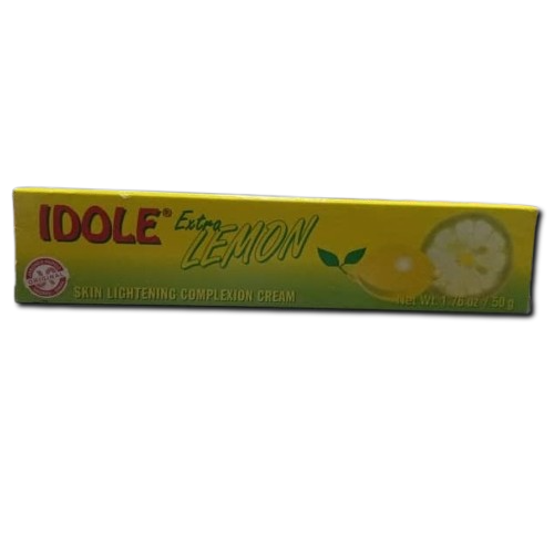 IDOLE EXTRA LEMON , SKIN LIGHTENING COMPLEXION CREAM , NET WT. 6 OZ/50 g