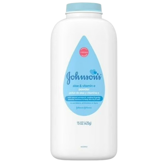 JOHNSON'S ALOE & VITAMIN e  POWDER (15 OZ /425g)