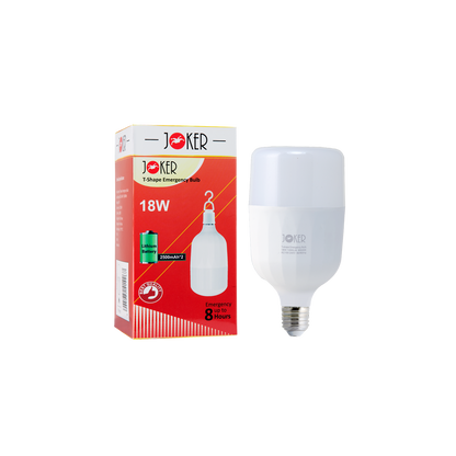 JOKER LED BULB + BATTERY + RC 8 W ( EMERGENCY 5 UP TO HOURS)