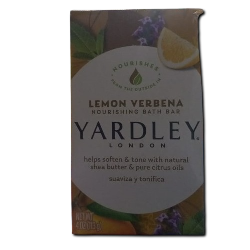 LEMON VERBENA, NOURISHING BATH BAR, YARDLEY LONDON 4 OZ (113 g)