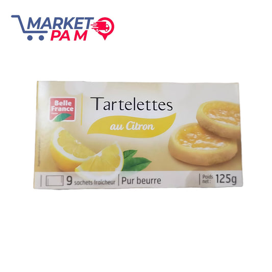 TARTELETTES AU CITRON , 9 SACHETS FRAÎCHEUR │ PUR BEURRE │ POIDS NET: 125 g