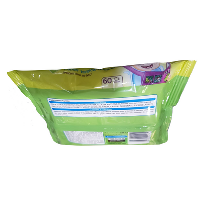 PAPIER TOILETTE HUMIDE, JETABLES DANS LES WC, 60 FEUILLES