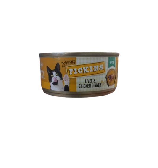 Mitten's Pickins Pâté Turkey & Giblets Dinner Wet Cat Food, 5.5 Ounces